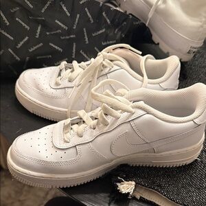 Nike Air Force 1 Cream Sneakers